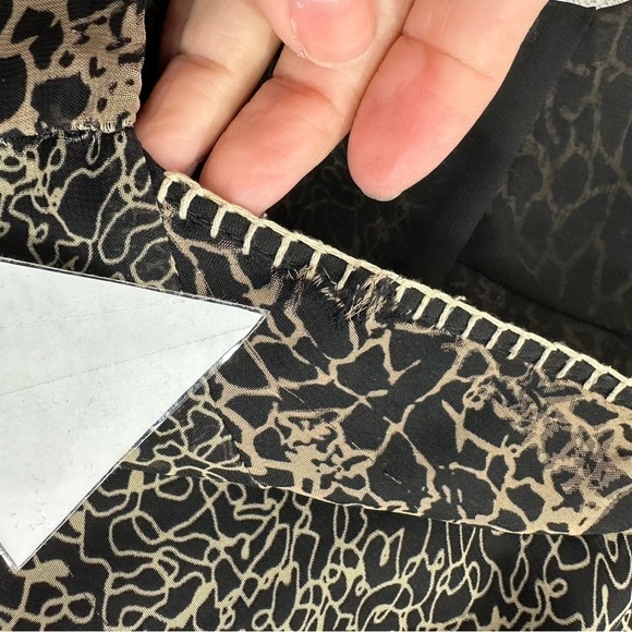 Free people patch work chiffon a line maxi dress size 0 - Picture 8 of 10